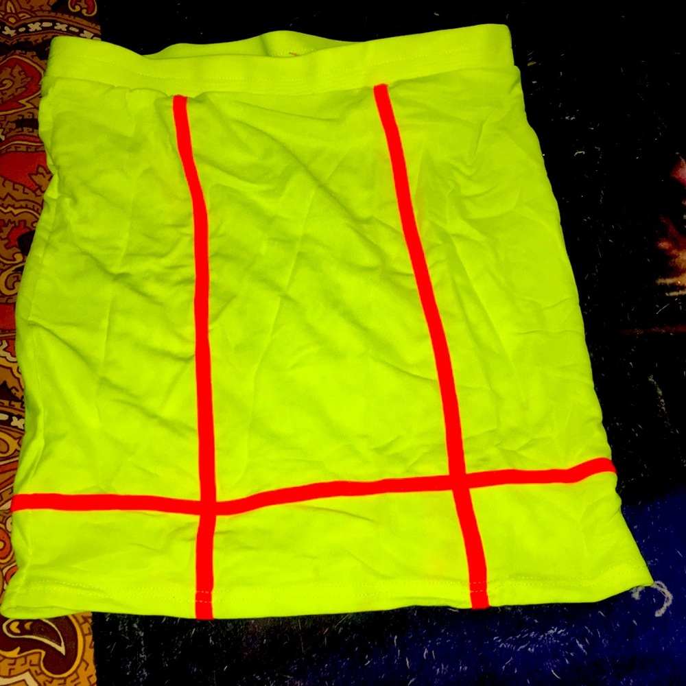 Hot & Delicious neon bodycon skirt